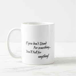 コーヒーカップ：何かのスタンド コーヒーマグカップ