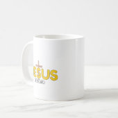 コーヒーカップ「光を見よ」とイエス コーヒーマグカップ (正面左)