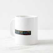 コーヒーカップ：嫌いになる コーヒーマグカップ (正面左)