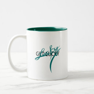 コーヒーカップ：幸運を手に入れる ツートーンマグカップ