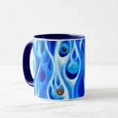 コーヒーカップ-朝の眼球 マグカップ (正面左)