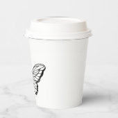 コーヒーカップ 紙コップ (左)