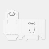 コーヒーカップ(紙行き) フェイバーボックス (折り畳みなし)