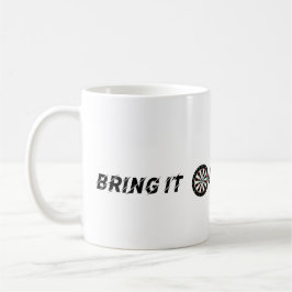 コーヒーカップ「Bring It On」ダーツ コーヒーマグカップ