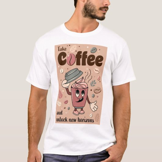 コーヒーカップ Tシャツ (正面)