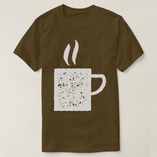 コーヒーカップ Tシャツ (デザイン正面)