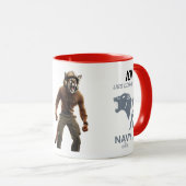 コーヒーカップVFA-131山猫AK 101飛行機キャプテン マグカップ (正面右)