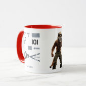 コーヒーカップVFA-131山猫AK 101飛行機キャプテン マグカップ (正面左)