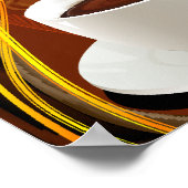 コーヒーカフェアート ポスター (角)