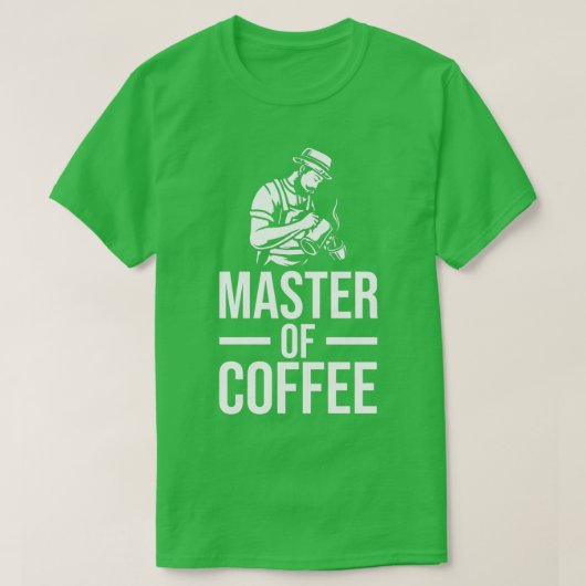 コーヒーカフェインカフェEspressoカプチーノ14 Tシャツ (デザイン正面)