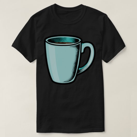 コーヒーカフェインカフェEspressoカプチーノ17 Tシャツ (デザイン正面)
