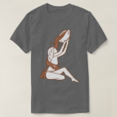 コーヒーカフェインカフェEspressoカプチーノ23 Tシャツ (デザイン正面)