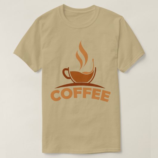 コーヒーカフェインカフェEspressoカプチーノ7 Tシャツ (デザイン正面)