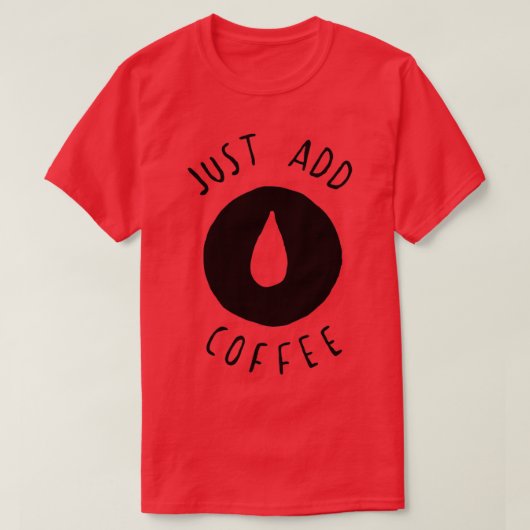 コーヒーカフェインコーヒー豆シャツギフト2 Tシャツ (デザイン正面)