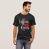 コーヒーカフェイン女王 Tシャツ (正面フル)