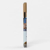 コーヒーカラーブロックキャットフォトコラージュモノグラムペット Case-Mate iPhoneケース (裏面/右)