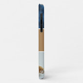 コーヒーカラーブロックキャットフォトコラージュモノグラムペット Case-Mate iPhoneケース (裏面/左)