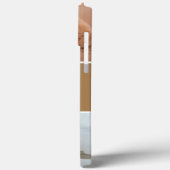 コーヒーカラーブロックキャットフォトコラージュモノグラムペット Case-Mate iPhoneケース (裏面 / 左)