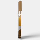 コーヒーカラーブロックキャットフォトコラージュモノグラムペット Case-Mate iPhoneケース (裏面 / 右)