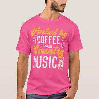コーヒーカントリー音楽バンドのカフェトップacousによって燃料 tシャツ
