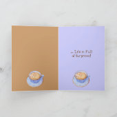 コーヒーカードの猫 カード (内部)