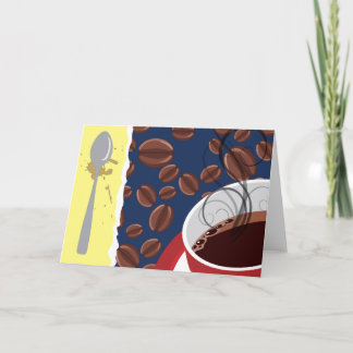 コーヒーカードを楽しんで下さい カード