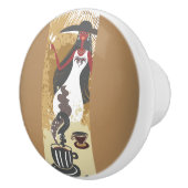 コーヒーガールセラミックノブ セラミックノブ (右)