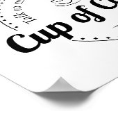 コーヒーキッチンカスタムプリント ポスター (角)