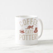 コーヒーキャッツ陶器 コーヒーマグカップ (正面右)
