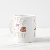 コーヒーキャッツ陶器 コーヒーマグカップ (正面左)