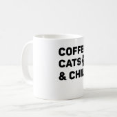 コーヒーキャッツ&チル コーヒーマグカップ (正面左)