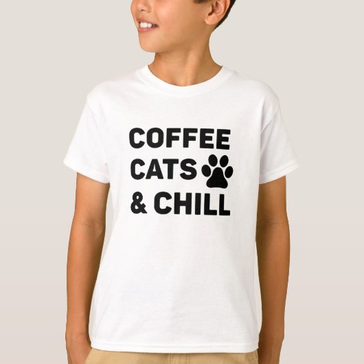 コーヒーキャッツ&チル Tシャツ (正面)