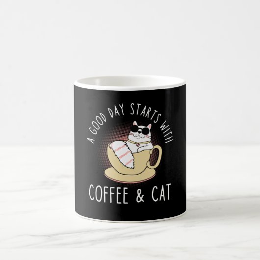 コーヒーキャットことわざ コーヒーマグカップ (中央)