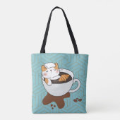 コーヒーキャットスパ トートバッグ (裏面)