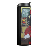 コーヒーキャットツーゴーフォークアートバリスタ絵画ズ タンブラー (回転左)