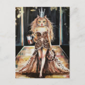 コーヒーキャットフェアリーのモデル滑走路 ポストカード (正面)