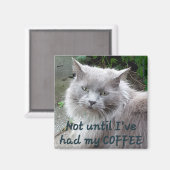 コーヒーキャットマグネット#1 - Twig マグネット (正面/裏面)