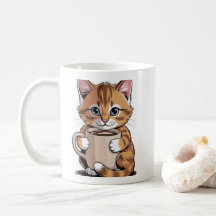コーヒーキャット ☕🐱 – かわいい猫のコーヒーデザイン