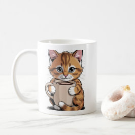 コーヒーキャット ☕🐱 – かわいい猫のコーヒーデザイン コーヒーマグカップ