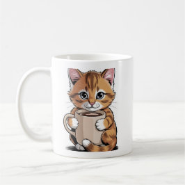 コーヒーキャット ☕🐱 – かわいい猫のコーヒーデザイン コーヒーマグカップ