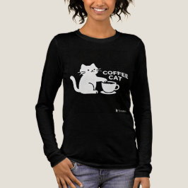 コーヒーキャット かわいい カフェイン入り キティ ロングTシャツ トライブレンドＴシャツ