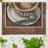 コーヒーキャット キッチンタオル (折り畳み)