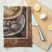 コーヒーキャット キッチンタオル (四つ折り)