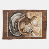 コーヒーキャット キッチンタオル (横)