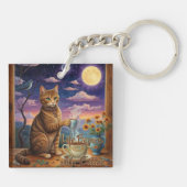 コーヒーキャット キーホルダー (裏面)