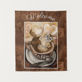 コーヒーキャット タペストリー