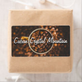 コーヒーキューバのクリスタルマウンテン新年 ラベル (インサイチュ)