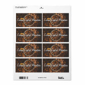 コーヒーキューバのクリスタルマウンテン新年 ラベル (フルシート)