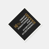 コーヒーキリストイエスキリスト教会の信仰のギフト スタンダードカクテルナプキン (角)