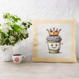 コーヒーキングかわいい クッション
